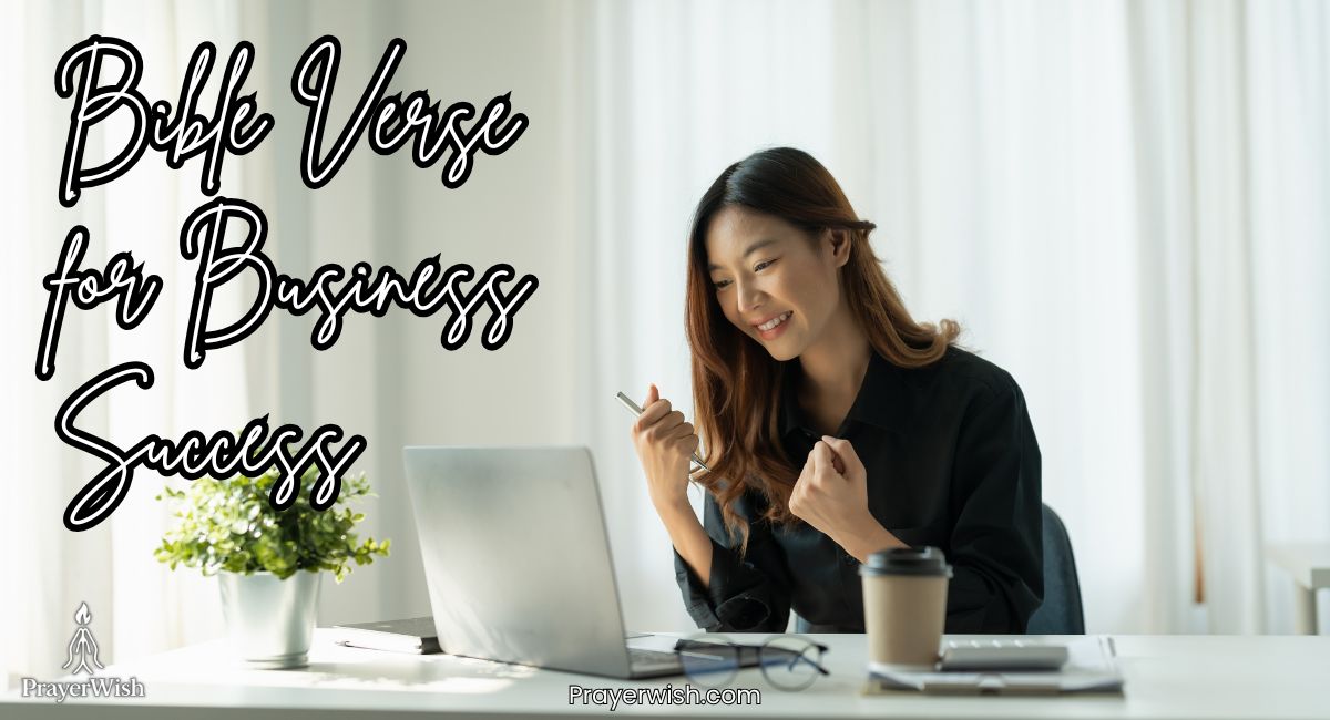 Bible Verse for Business Success
