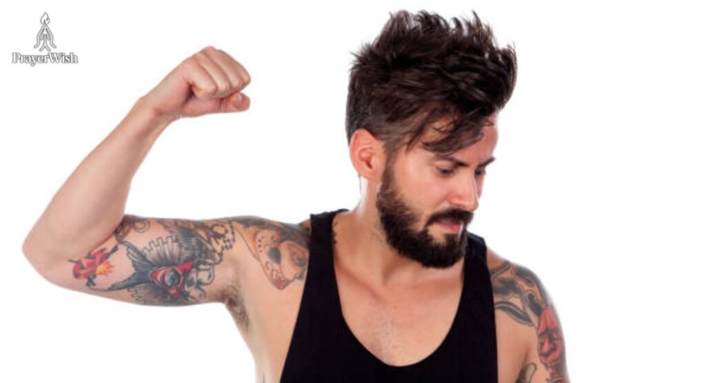 Bicep and Triceps Tattoos with Scripture