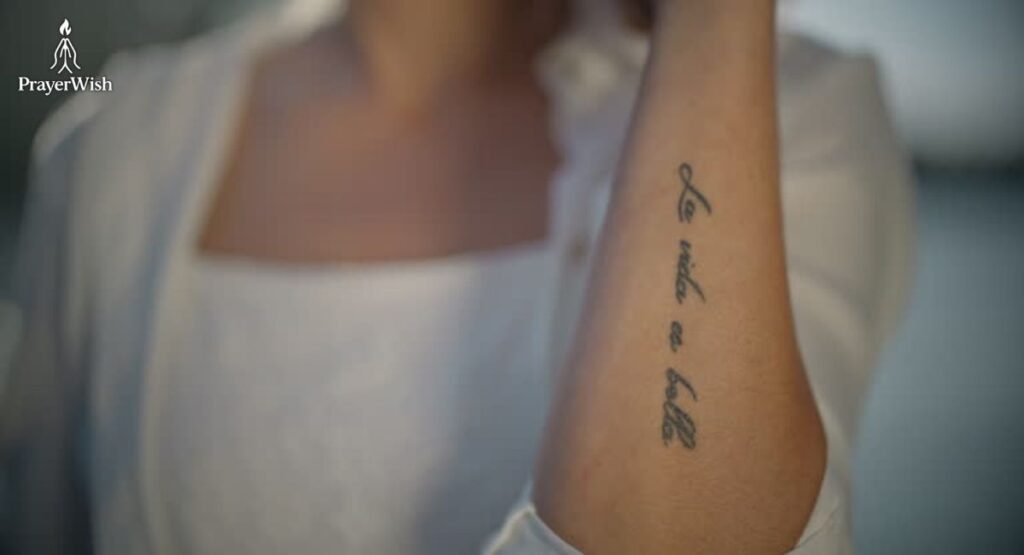 Forearm Bible Verse Tattoos