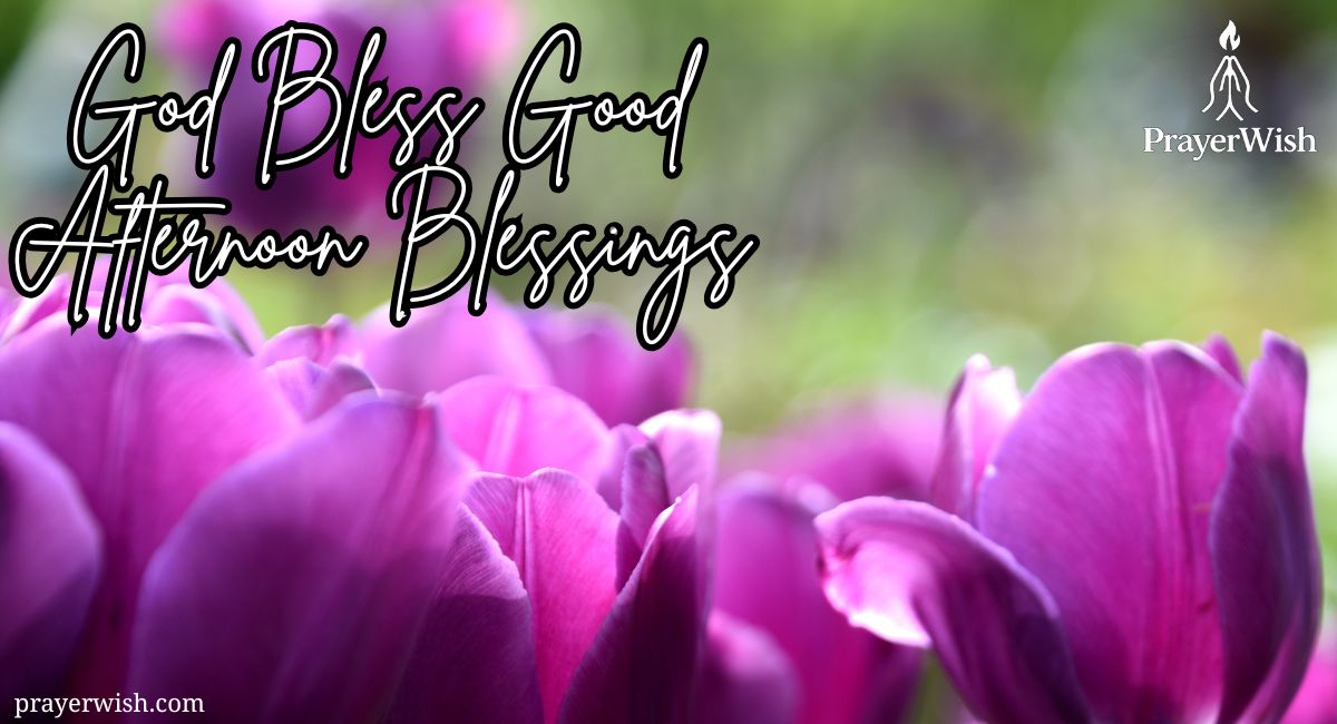 77+ Powerful God Bless Good Afternoon Blessings & Quotes