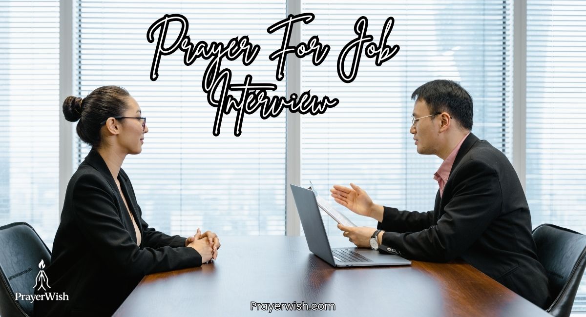 Prayer for Job Interview Success