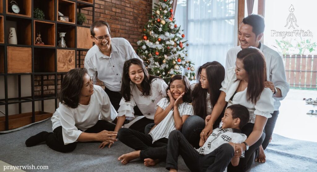 A Prayer of Gratitude for Family and Friends at Christmas