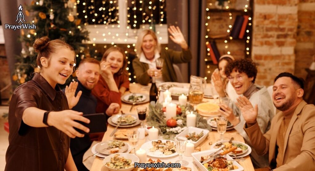 Short Prayer Before Meal on Christmas Party
