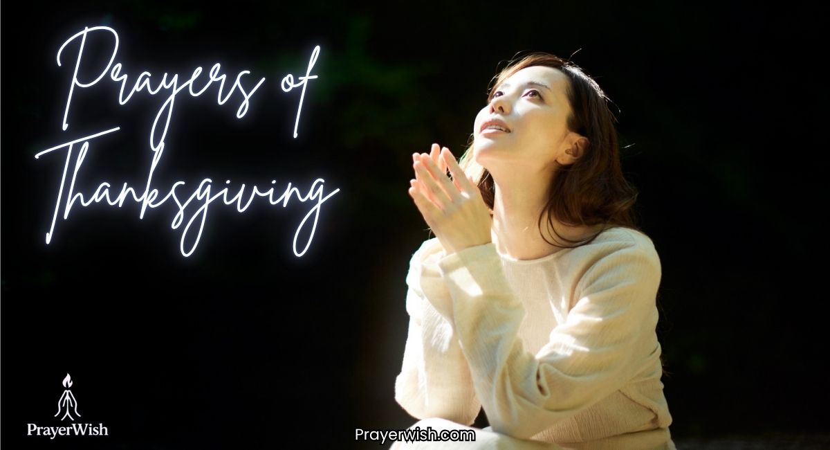 Prayers of Thanksgiving